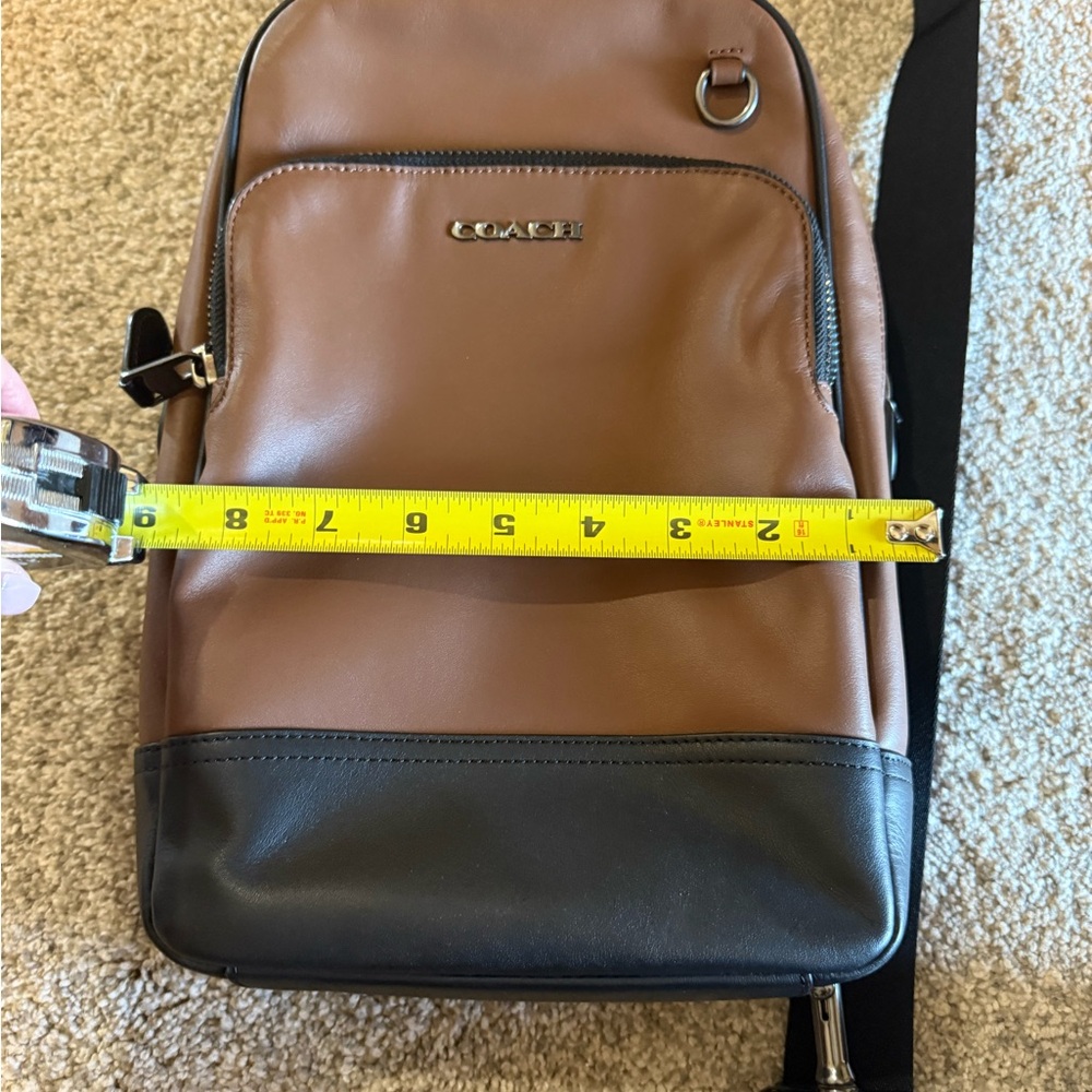 Coach Brown and Black Men's Bag - Picture 7 of 10